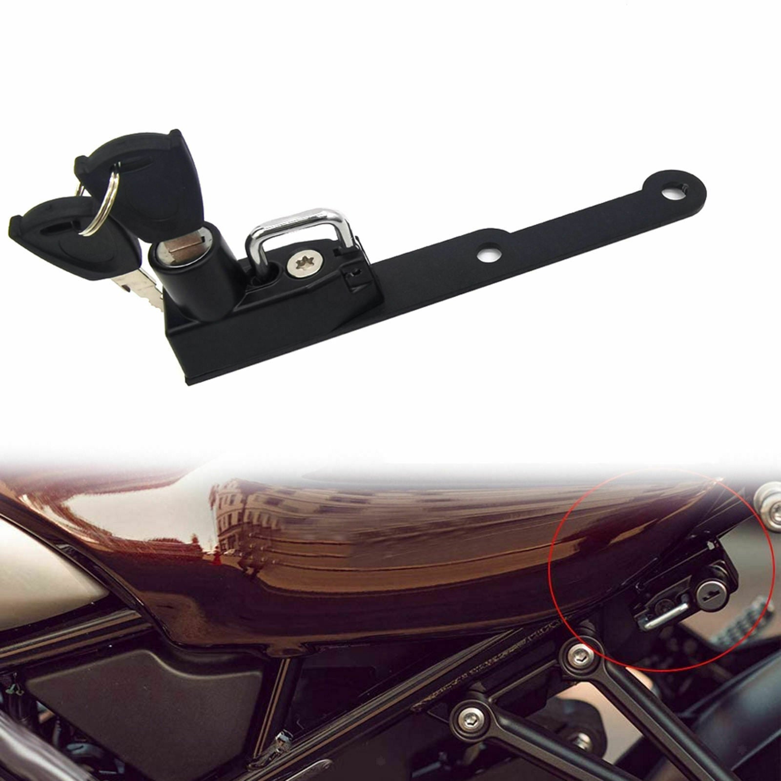 Motorcycle Helmet Lock Replaces Accessories Fit for Kawasaki Z900 2017-2019