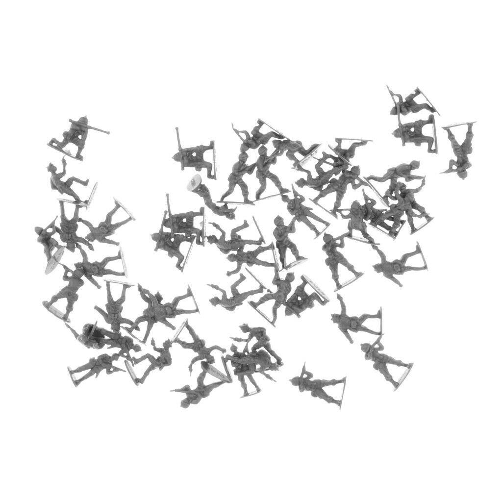 300 lot Black 2cm Soldier Army Men Figures Sand Scene Accessories Toys Sets
