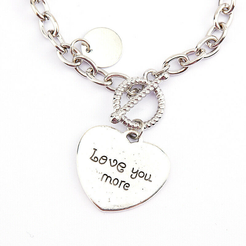 Punk Metal Heart Clavicle Chain Necklace Female Rock Hiphop Choker Necklace G Rf