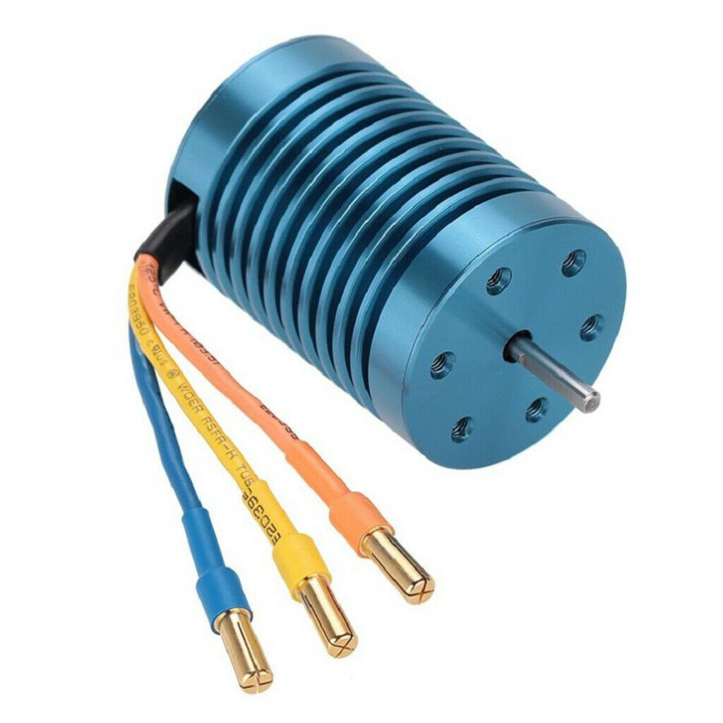 F540 3300KV Slot Waterproof Brushless Motor Sensorless for 1/10 1/12 RC Racing