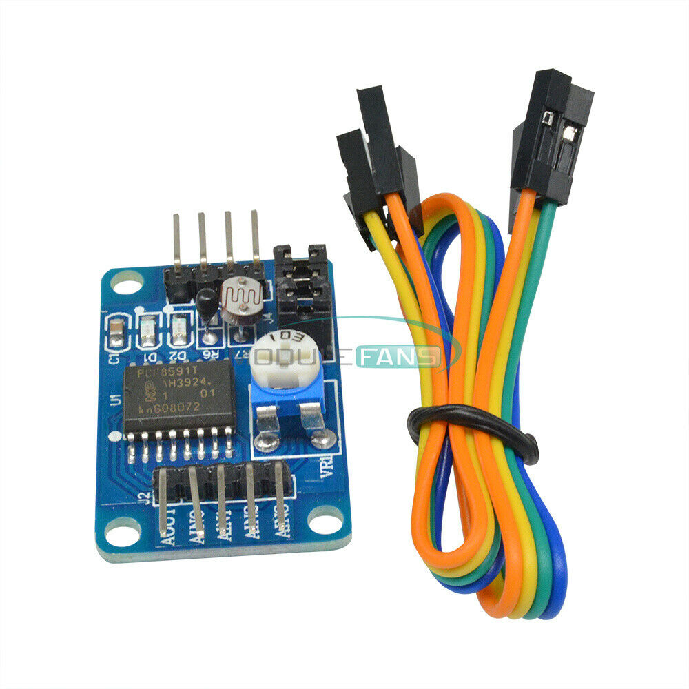 2PCS PCF8591 AD/DA Converter Module Analog to Digital to Analog Conversion M
