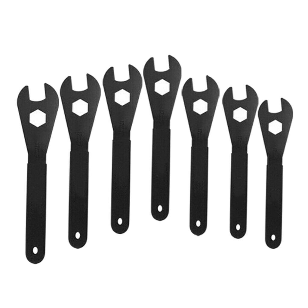 7x Bike Cone Spanner Set Narrow Nut Lock  Adjustment 13/14/15/16/17/18mm