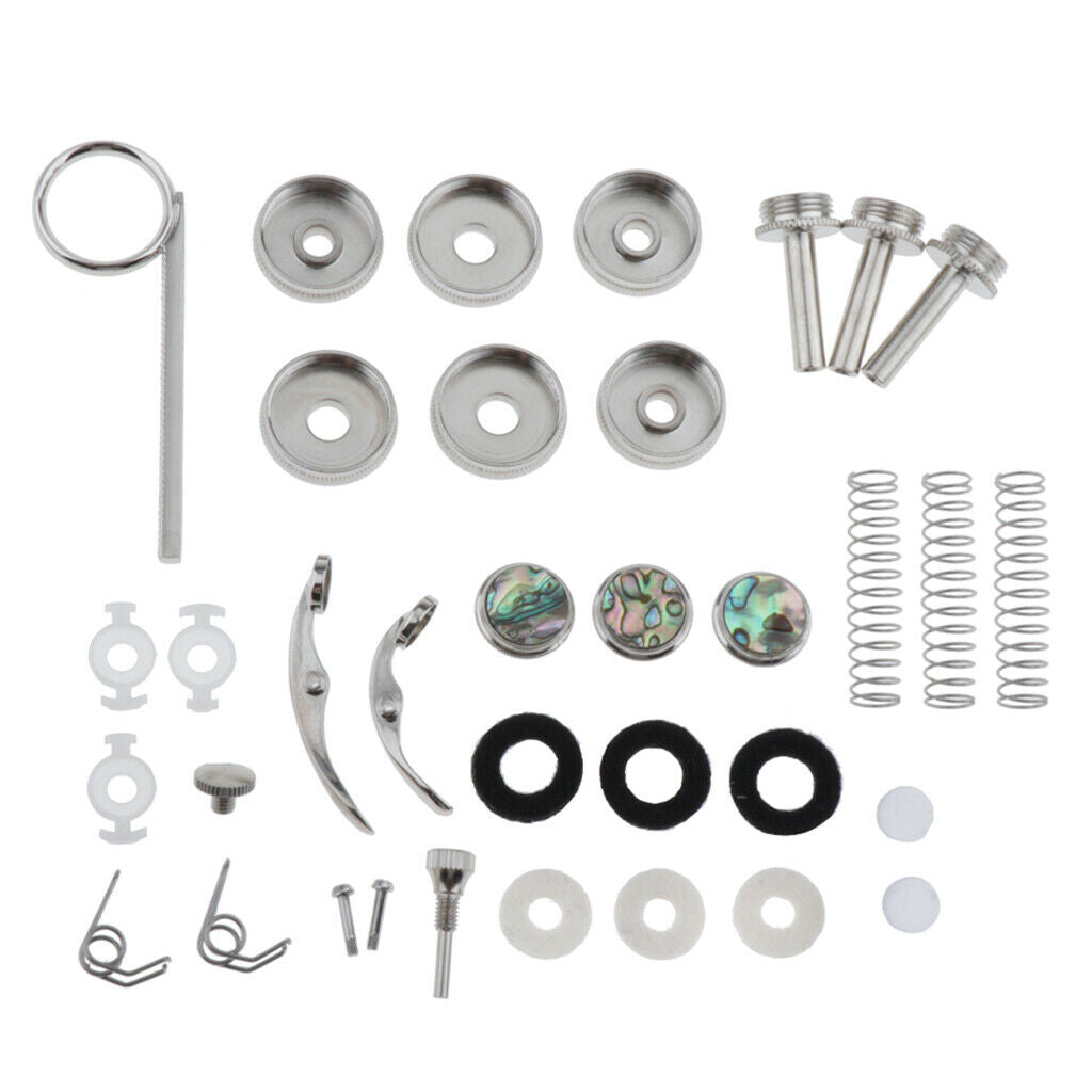 Steel Trumpet Maintenance Repairing Instrument Replacement Kit Combo Set