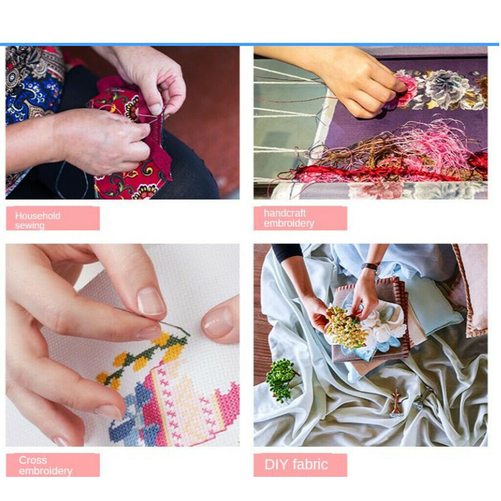 50Pcs/set Rainbow Color Cotton Craft Cross Stitch Embroidery Thread Floss