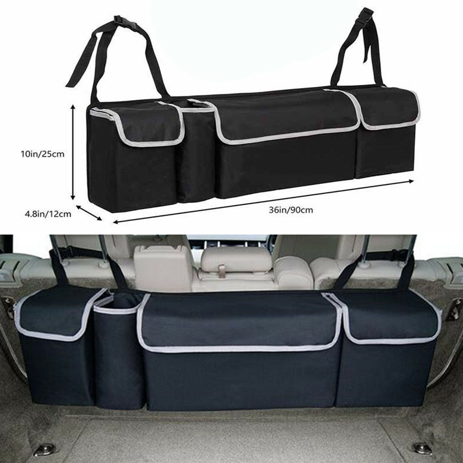 High Capacity Multi-use Car Back of Seat Oxford Storage Bag Interior Accessories