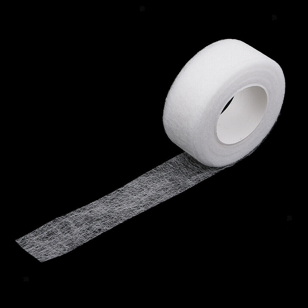 10pcs White Hem Iron-On Adhesive Hemming Tape Wonder Web, 0.79inch x 10