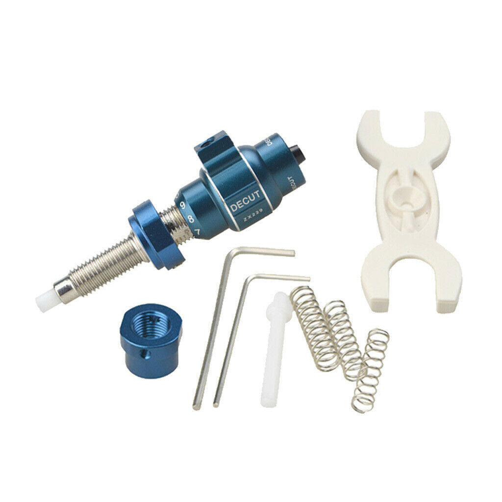 Archery Recurve Bow Cushion Plunger Screw on Arrow Rest Button Set Blue