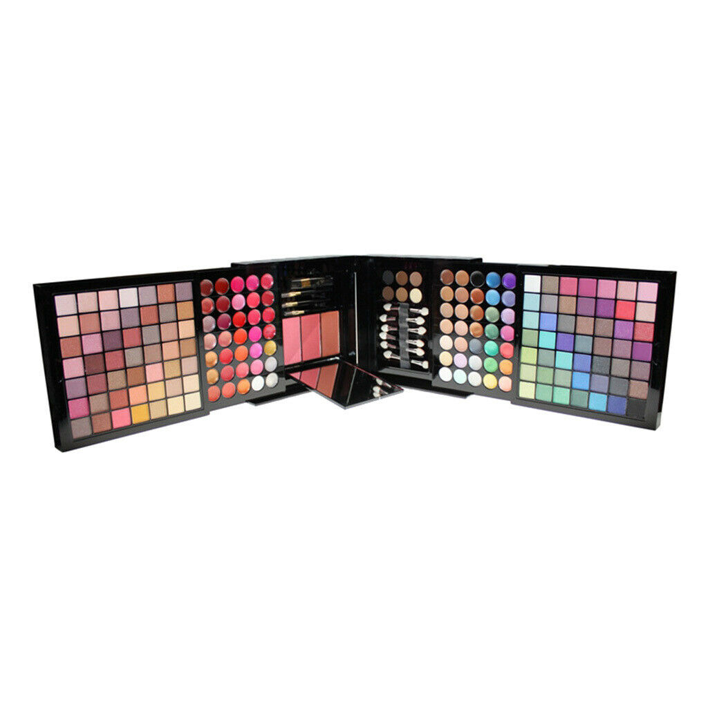 177 Colors Shimmer Blendable Eyeshadow Lip Gloss Bronzer Blusher Palette Set