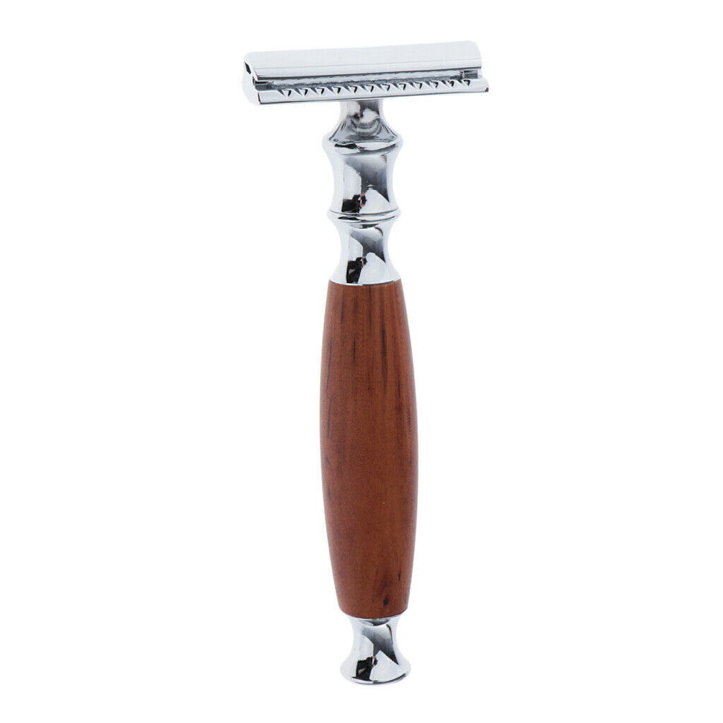 2x Traditional Manual Safety Razors Double Edge Shaver Salon Barber Tool