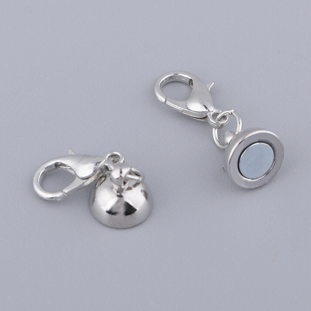 5 Sets Buckle Ball Magnetic Clasps With Both Sides Lobster Hooks DIY