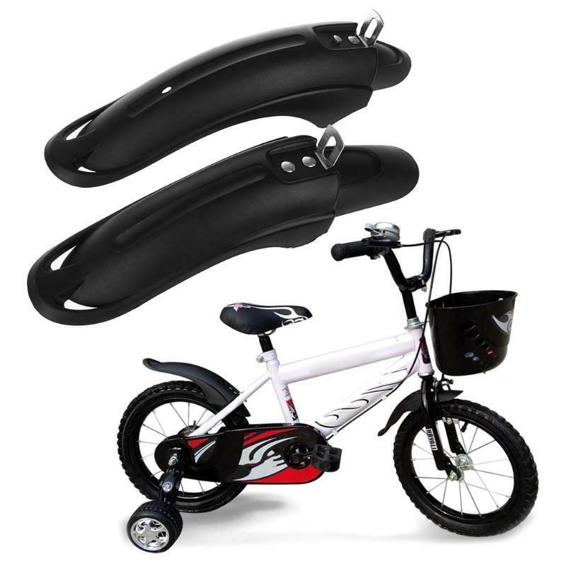 1 Pair Bicycle Fender Mudguard Front Rear Dustproof For 12/14inch Children Bike