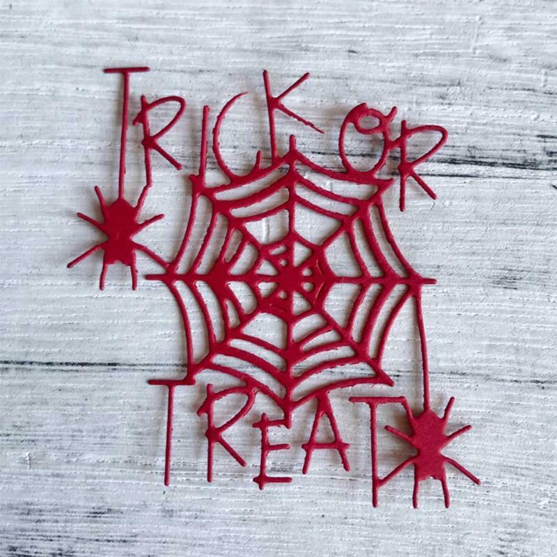 Halloween Spiderweb Metal Cutting Dies Stencil DIY Scrapbooking Album Paper Card