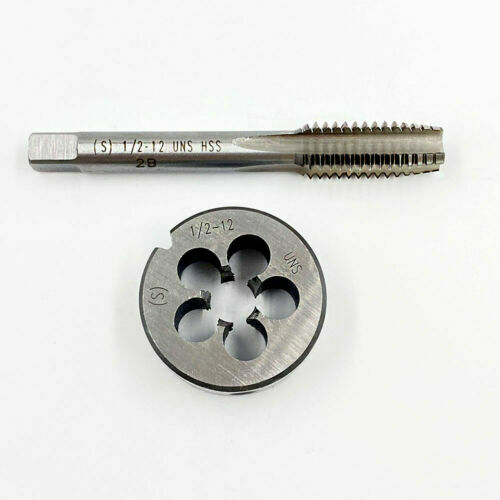 1/2-12UNS " Tap And Die Set and UNEF HSS right hand Machine Tap & Die