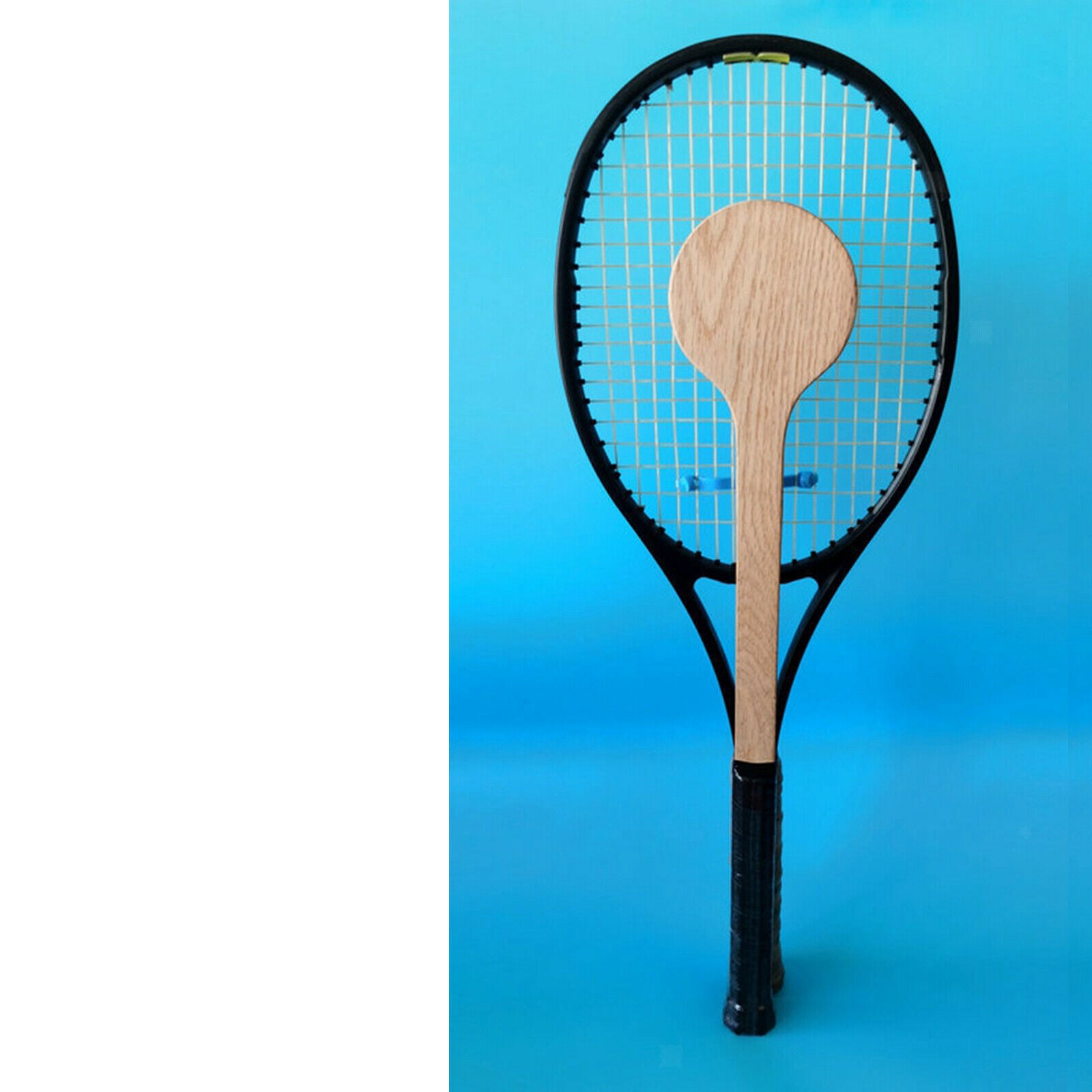 Tennis Racket Sweet Spot Practice Tennis Pointer Wood Tennis Spoon Trainer