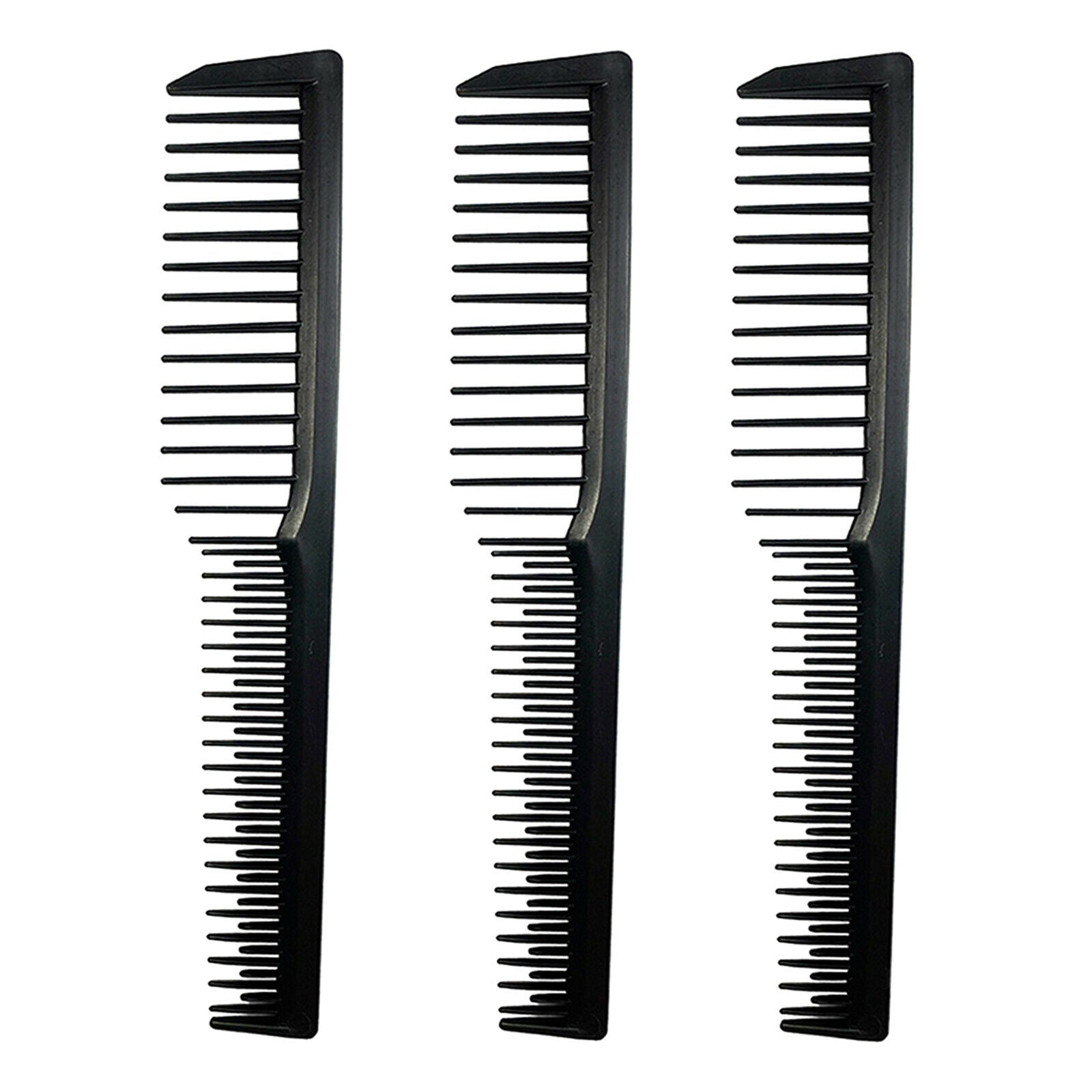 Carbon Fibre Barber Comb Salon Styling Comb Tools Black Durable Lightweights