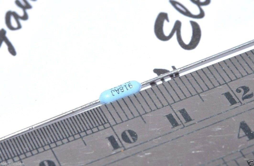 4pcs - RLR7C 121R (121 ohm) 1% 1/4W (0.25W) Metal Film Resistors, Military