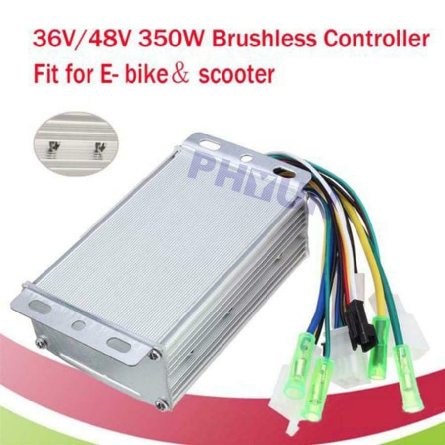 DC 36V/48V 350W Steel+Aluminium Scooter Brushless Motor Electric Bike Controller