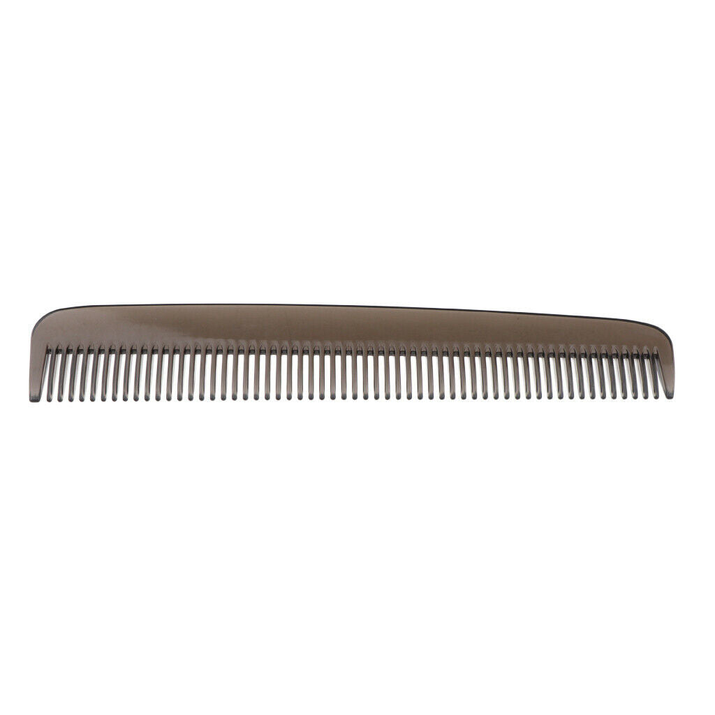 Salon Hair Cutting Styling Fine Tooth Comb Plastic Beard Grooming Comb Grey