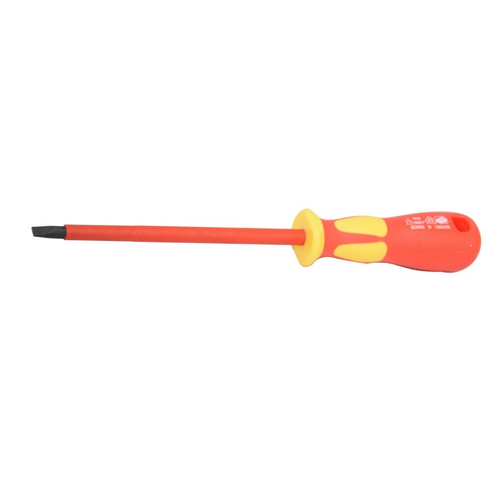 3 x Insulated Safe Multi Flat Slotted Screwdriver Repair Tools Easy to Use