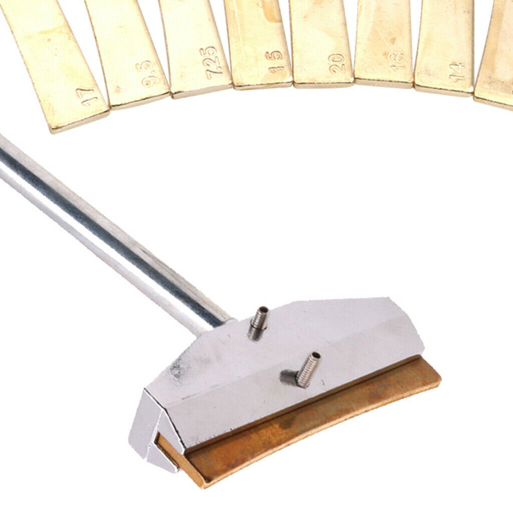 Guitar Repair Tool Fretboard Press Caul with Press Caul Insert Wrench Golden