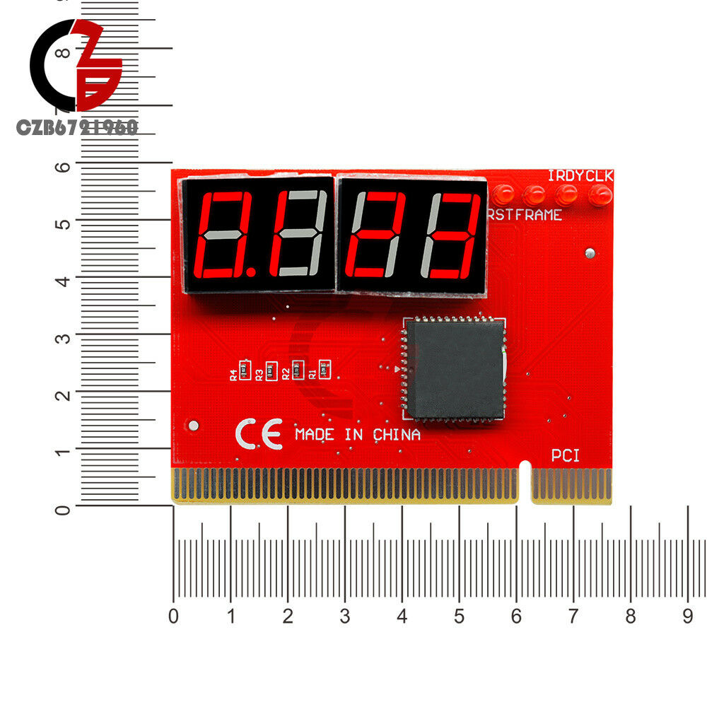 4-Digit PC Mainboard Motherboard Diagnostic Analyzer Tester Computer PCI Card