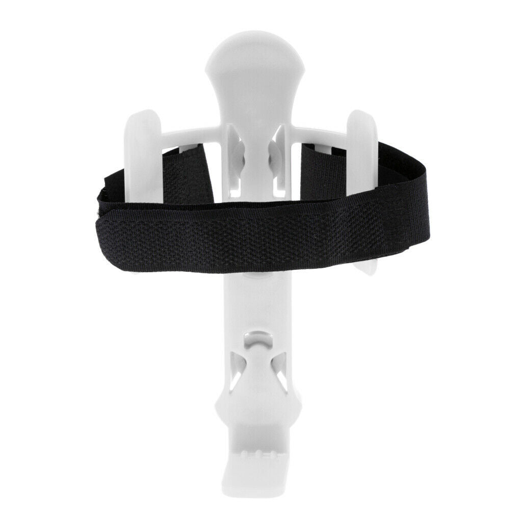 Cycling Adjustable Plastic Water Bottle Holder Cages with 2 Screws White