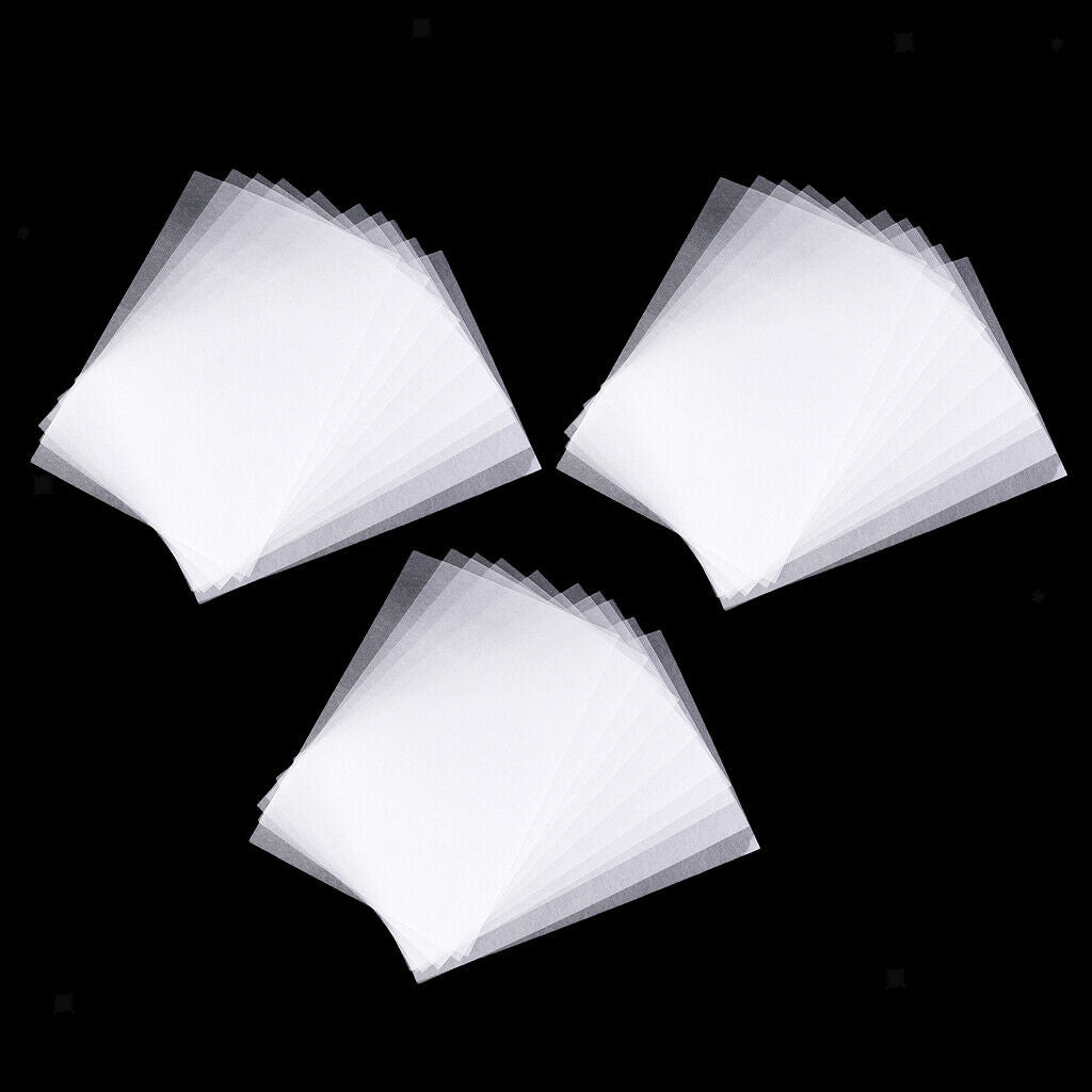 30Pcs Translucent  Shrinkable Paper Shrink Paper Film Sheet DIY Craft