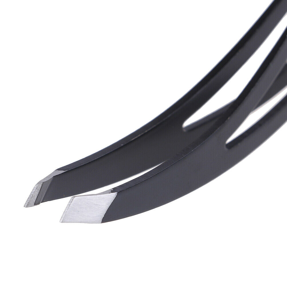 1Pc Stainless Steel Eyebrow Clips Eyebrow Tweezer Face Hair Beauty Slante.l8