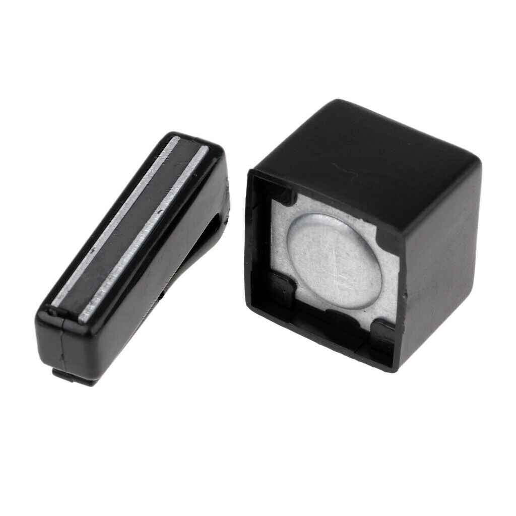 Plastic Pool Billiards Snooker  Cue Chalk Holder Case with Belt Clip