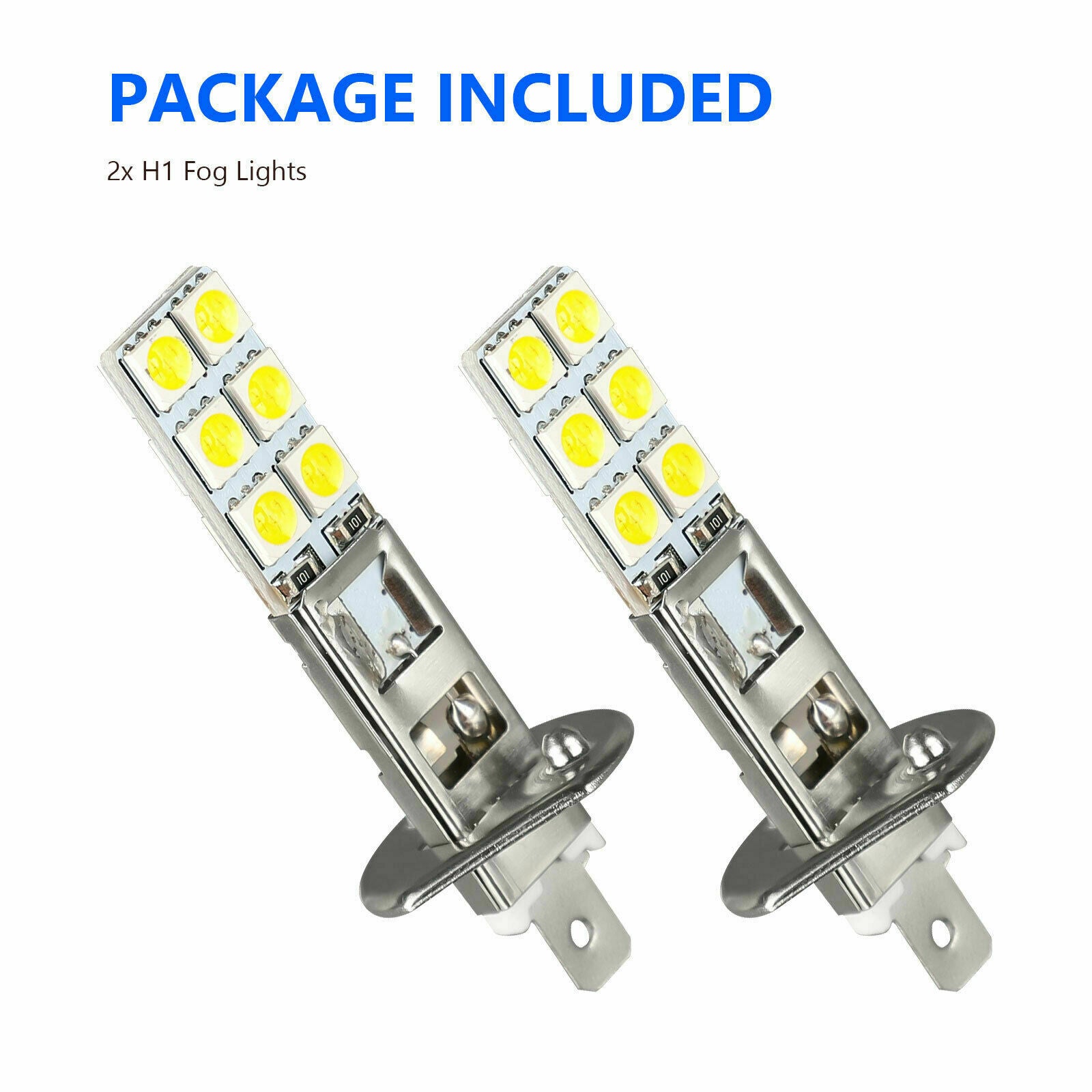 2PCS NEW H1 6000K Super White 55W CREE LED Headlight Bulbs Kit Fog Driving Light