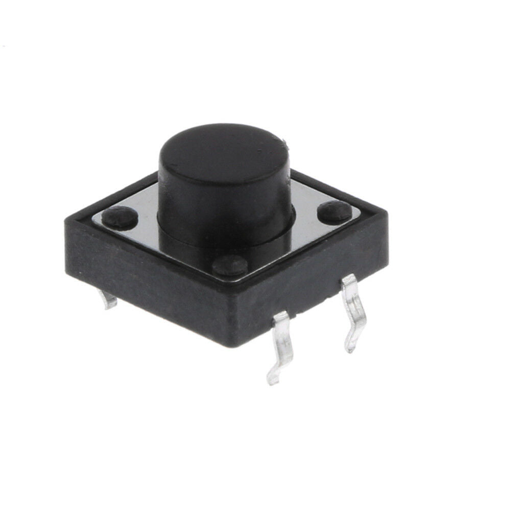 10Pcs 12x12x8mm 4pin Mini Micro Momentary Tactile Push Button Switch