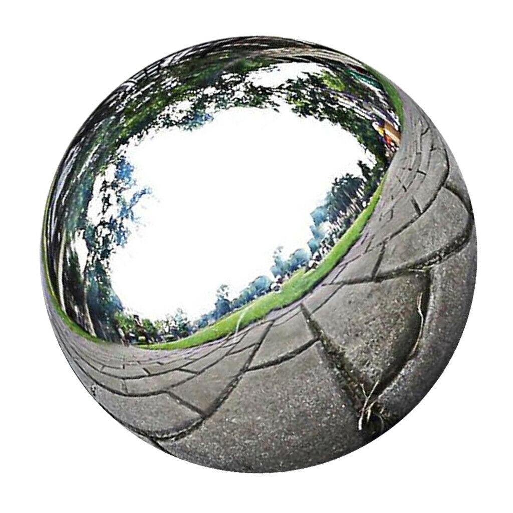 Hollow Gazing Ball Polish Shiny Mirror Sphere For Home Garden Ornament 76mm