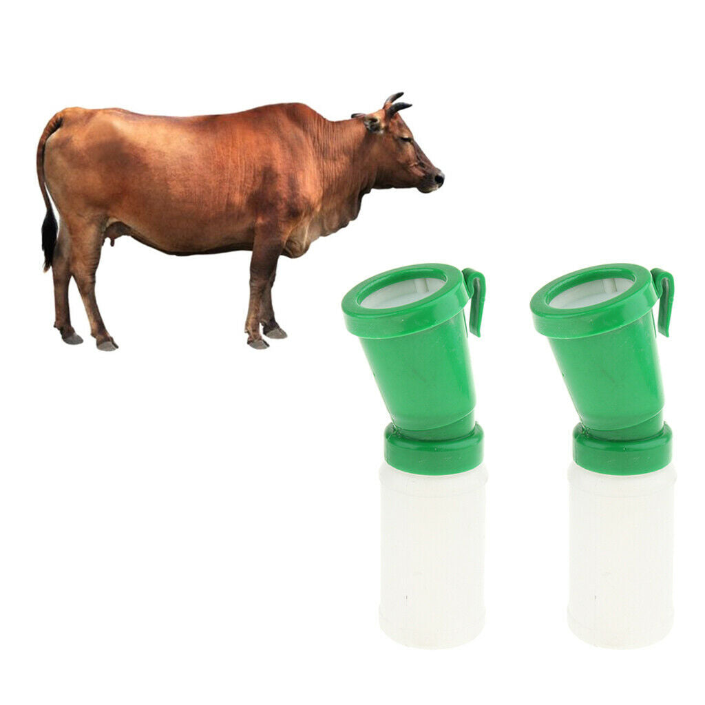 2x Cow Nipple Teat Cleaning Cup Non Reflow Nipple Cleaning Disinfection Cup