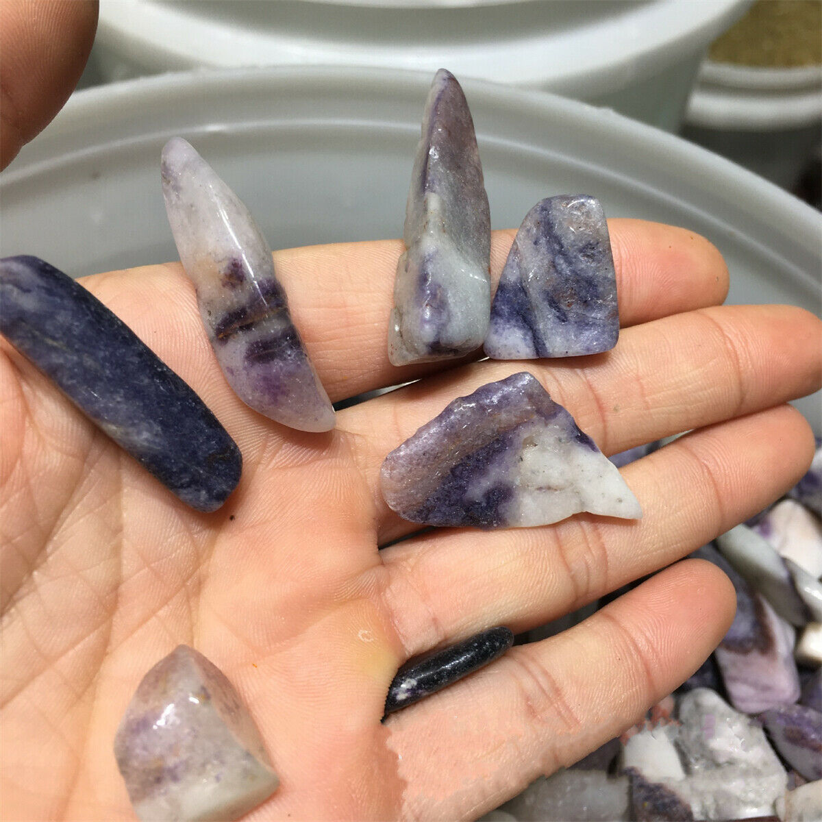 100g Natural Sugilite Crystal Rough Stone Rock Mineral Specimen Stone Crafts