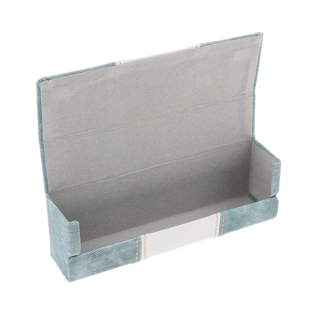 Portable Spectacle Sunglass Eyeglas Case Box Glasses Storage Container Green
