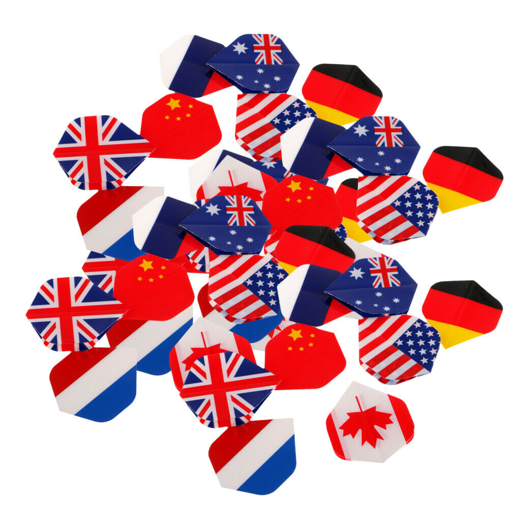 40pcs Standard Dart Flights Professional Darts Accessories Multi-color