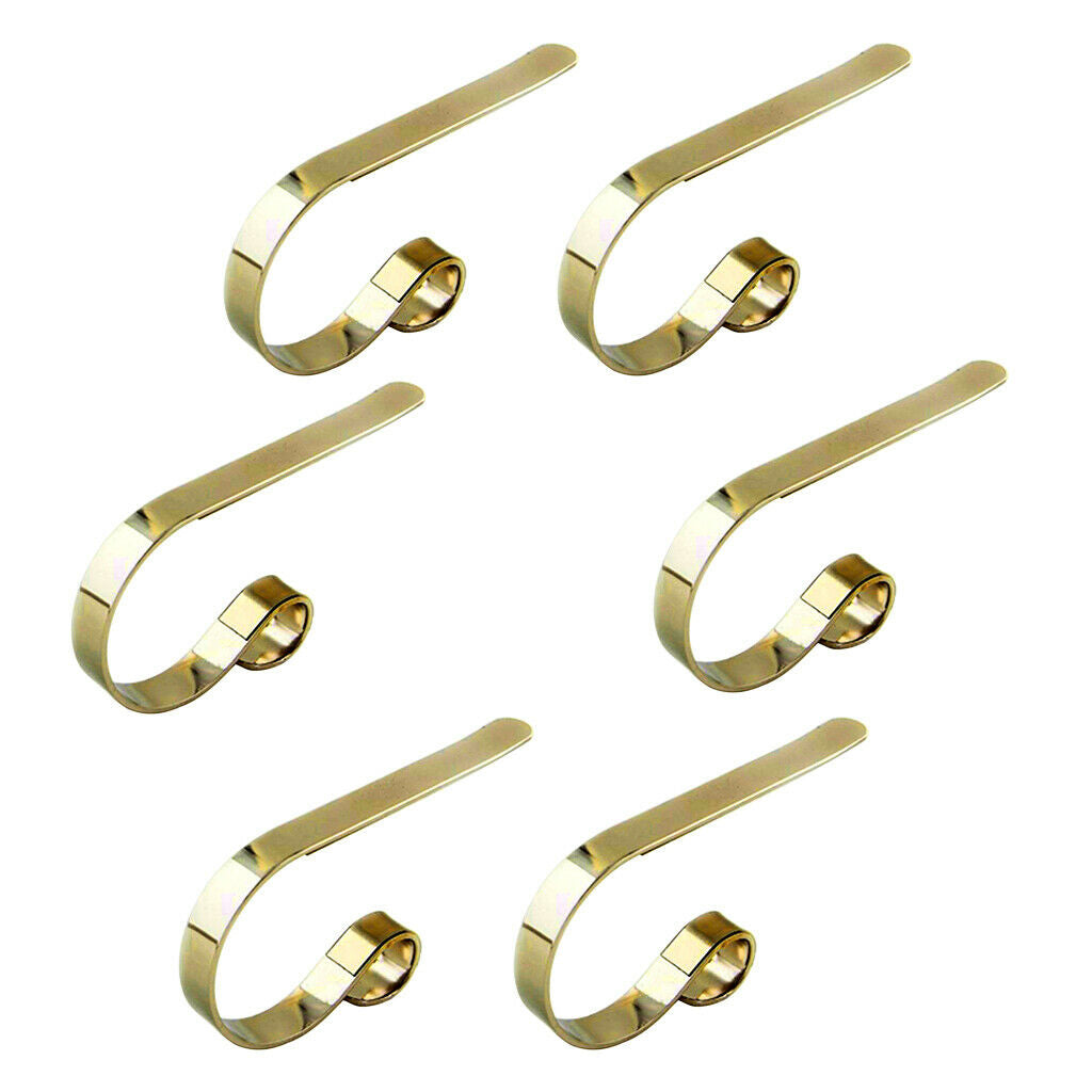 6Pieces Festival Christmas Hook Home Non-Skid Metal Hanger Party Decoration