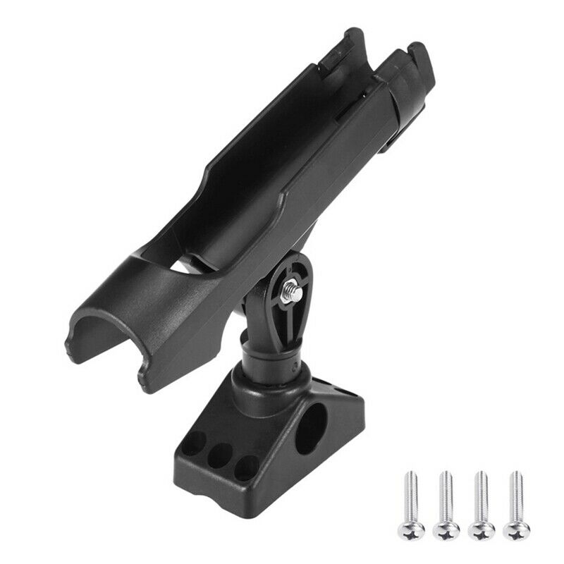Rowing Boats Kayak 360 Degrees Rotatable ABS Fishing Rod Holder Adjustable FH6K3
