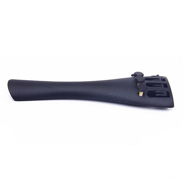 New Black 4/4 Violin Bridge Tailpiece with Beautiful Alloy Parts