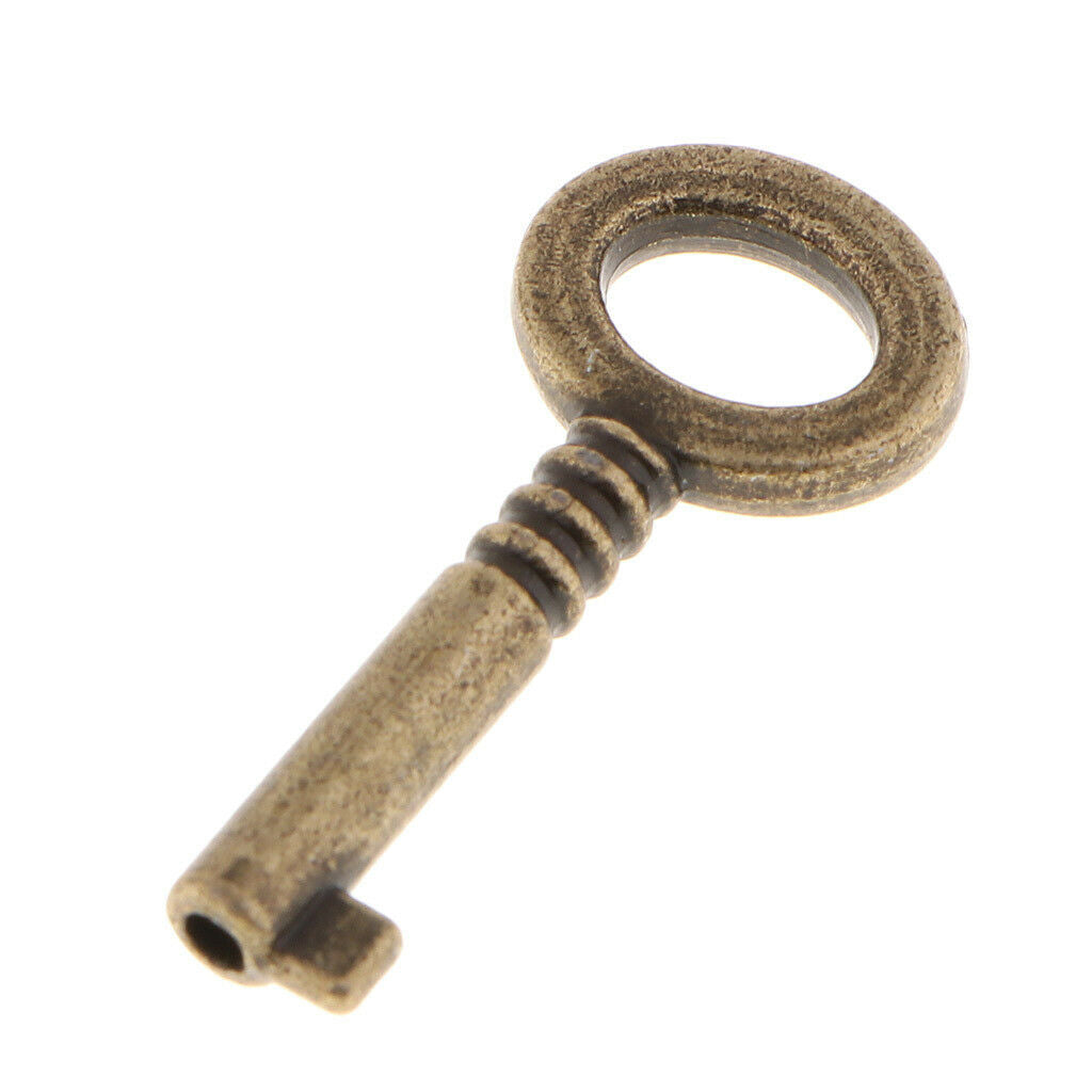 Bronze Padlocks Key Lock Hasps for Treasure Chest Suitcase Door Jewelry Box