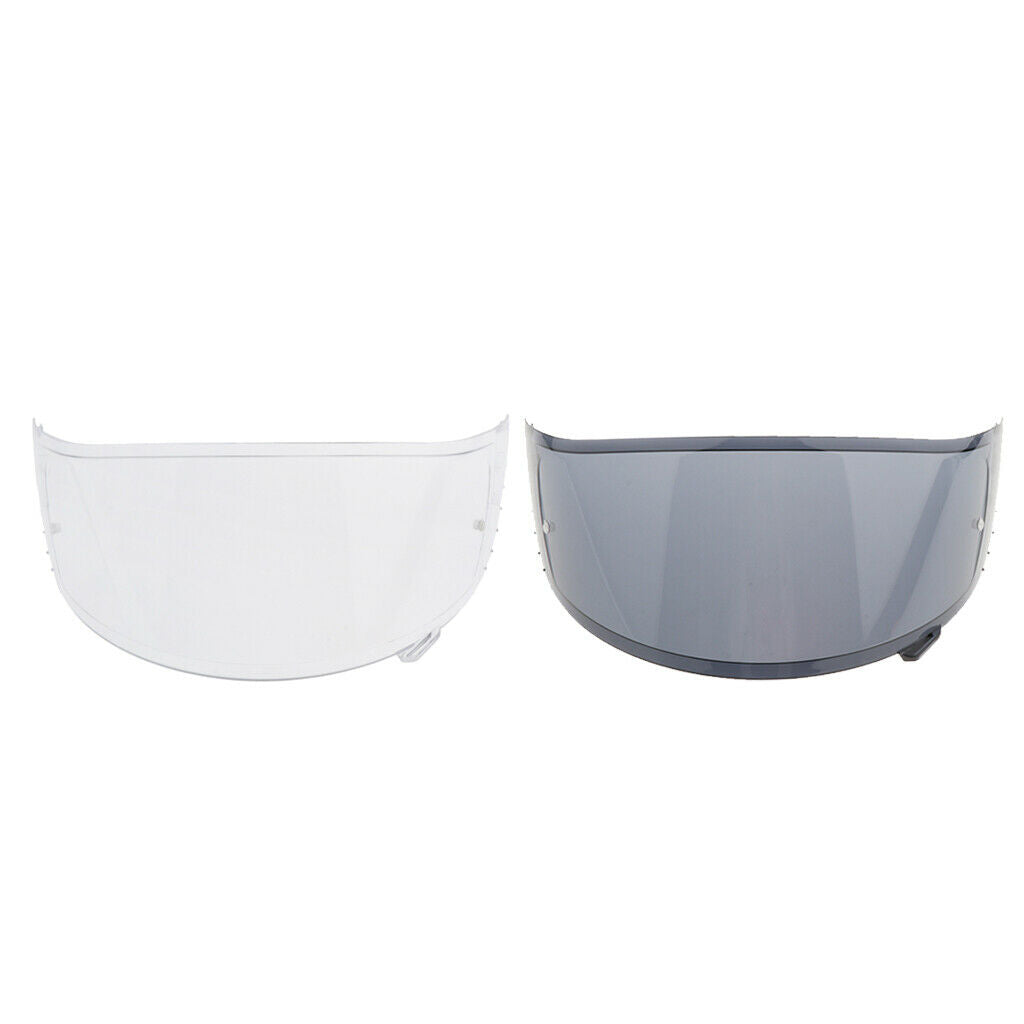 2x Motorcycle Helmet Visor for X14 Z7 NXR RF-1200 X-spirit Parts Clear+Gray