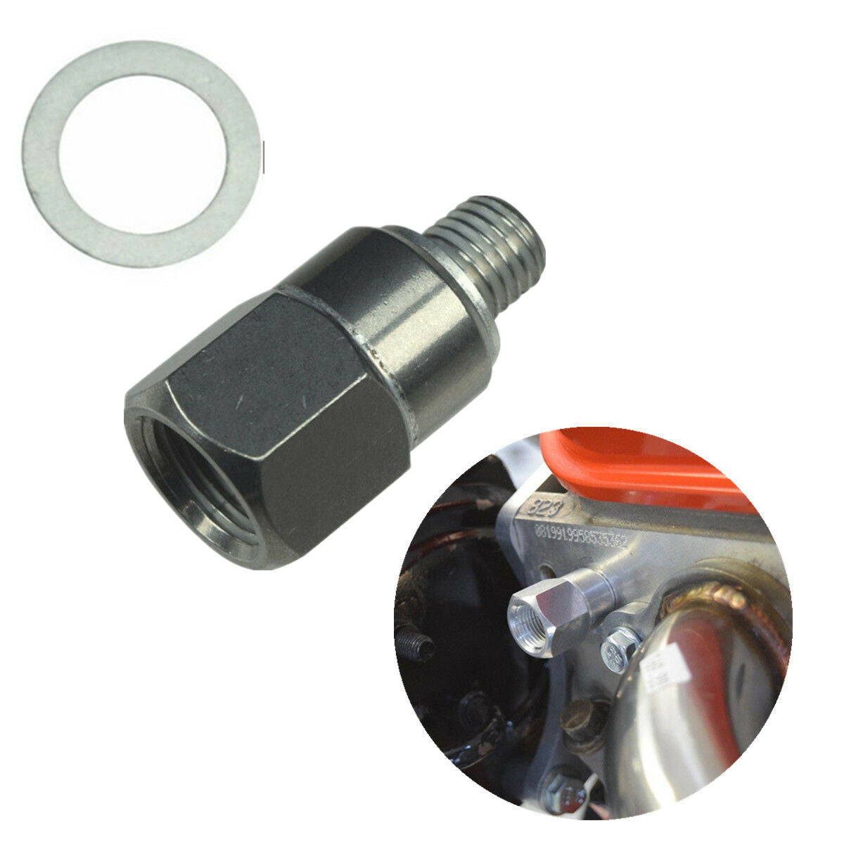Engine Swap M12 1.5 to 3/8 NPT Water Temperature Sensor For LS LS1 Cylinder Head