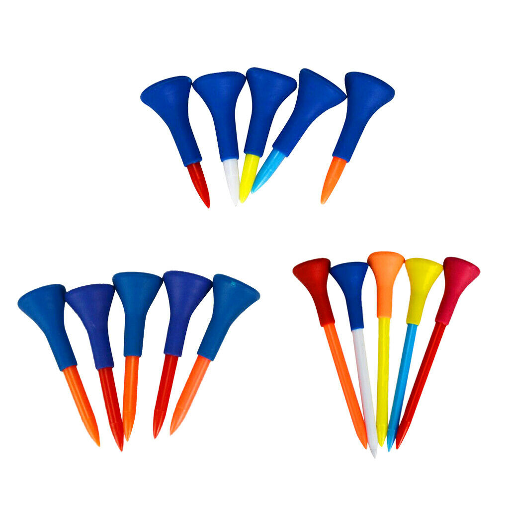 42MM Rubber Cushion Top Golf Tees Color Short Training Golf Accessories