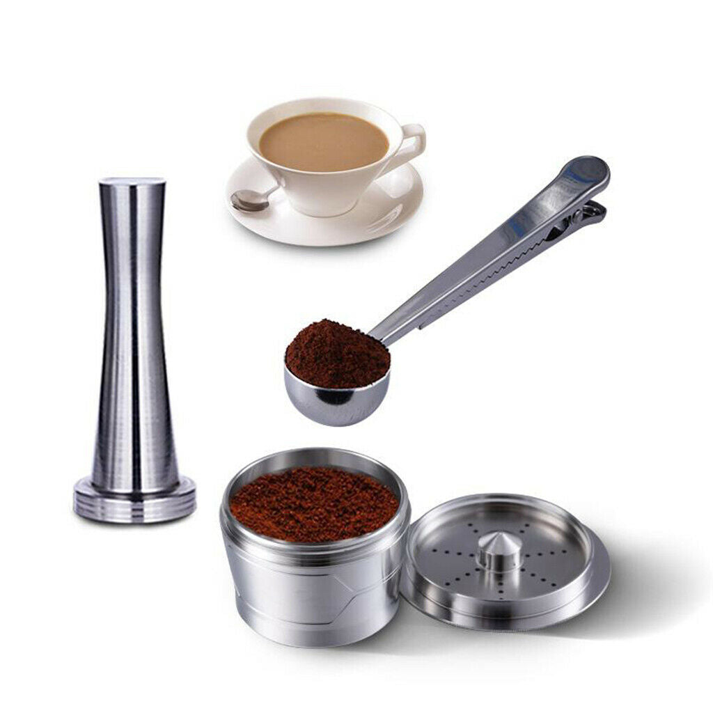 Stainless Steel Refillable Coffee Capsules Reusable Coffee Pod Cups