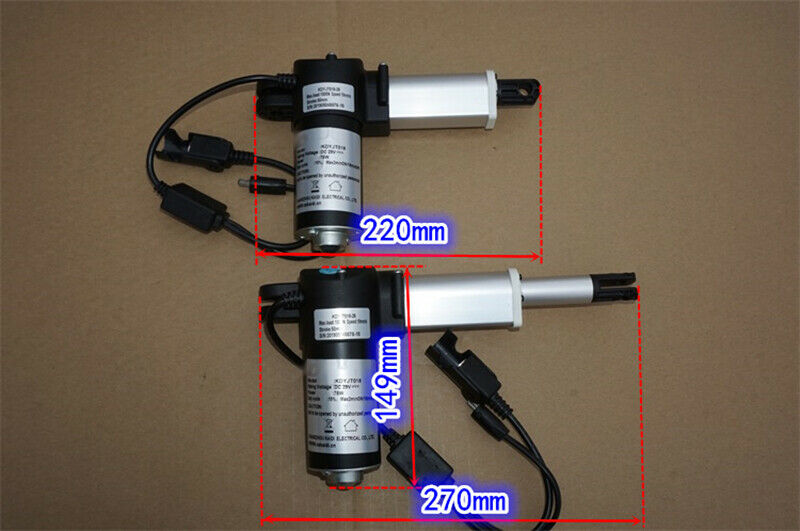 29V 75W Stroke 50mm Electric Push rod motors 1000N12V24V electric cylinder