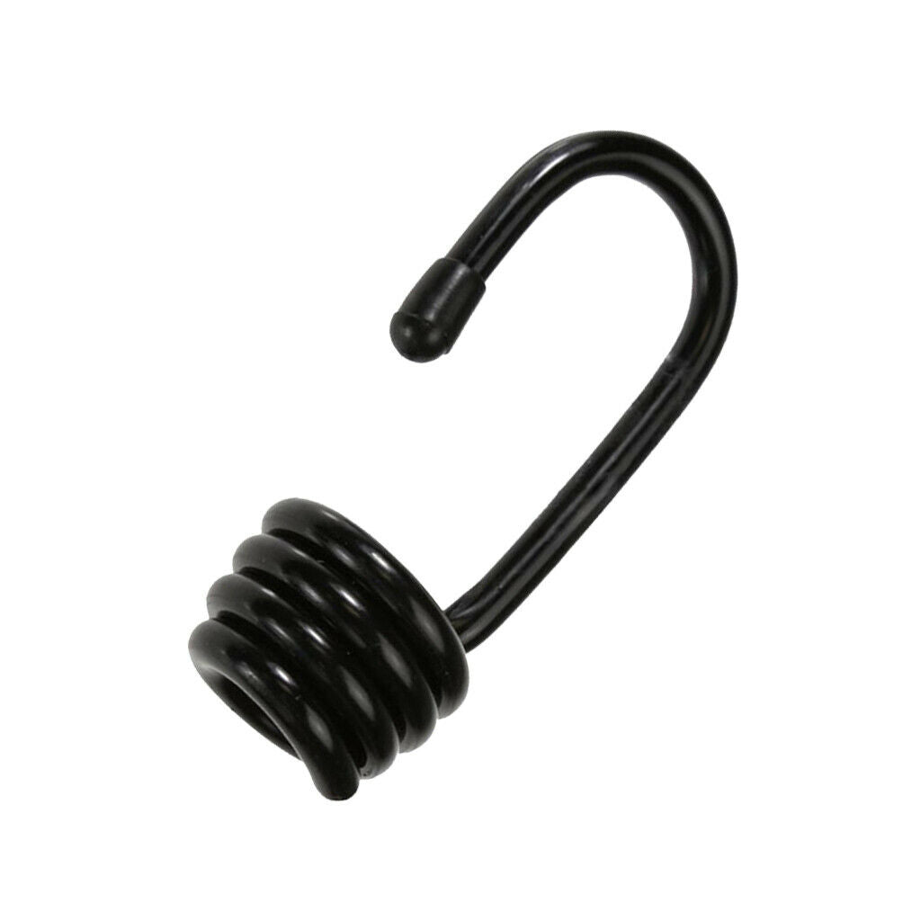 12 Pieces Heavy Duty Bungee Spring Hooks Strapping Tape Clips For Kayak Raft