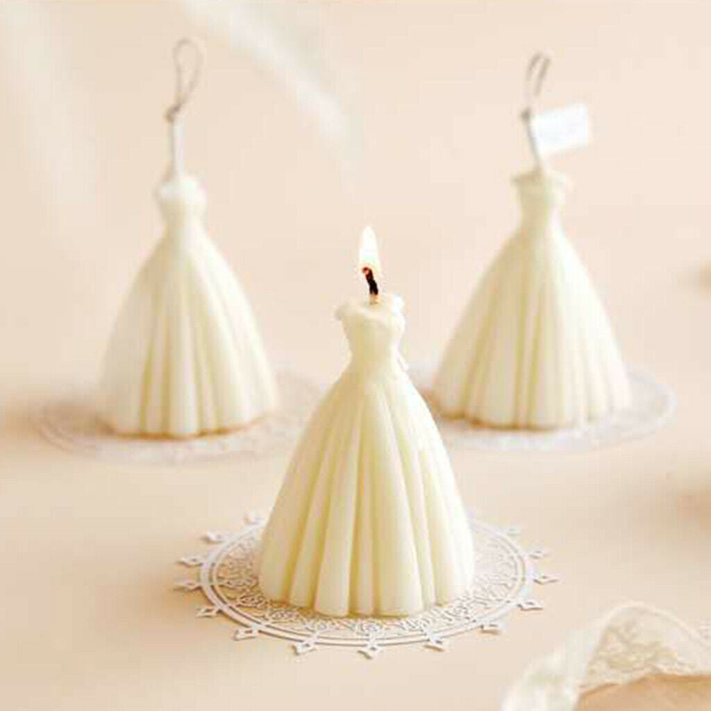 Scented Candle Wedding Bride Dress Fragrance Candles Home Bedroom Decor