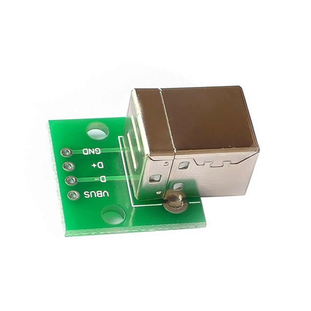 10 PCS USB Type B Female Breakout Board to DIP Converter