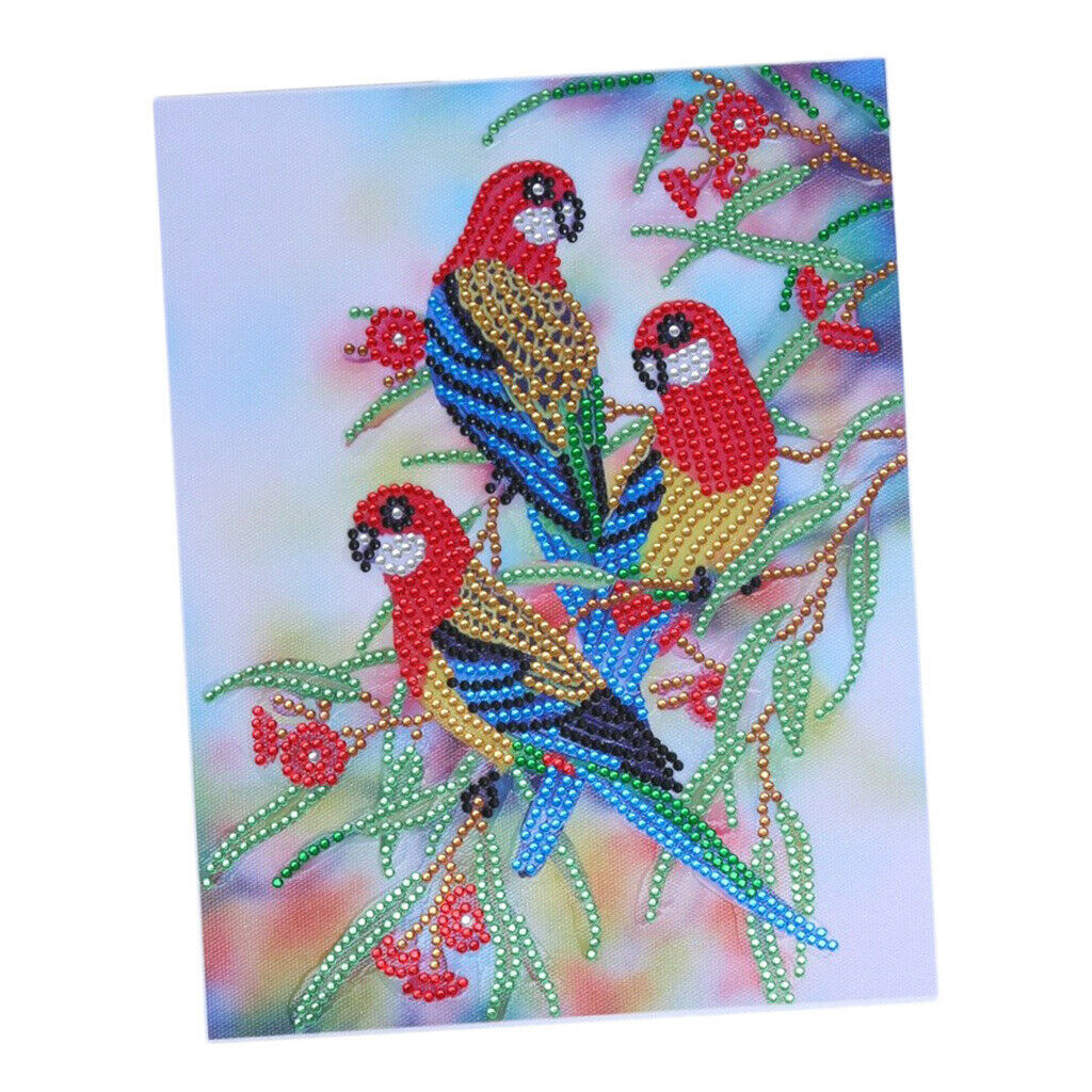 5D Special Shaped Drill Diamond Painting Rhinestone Mosaic Craft Bird