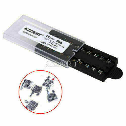 10Packs Orthodontic Bracket MIM Mini Roth 018 345 WITH Hooks Dental 2G AZDENT